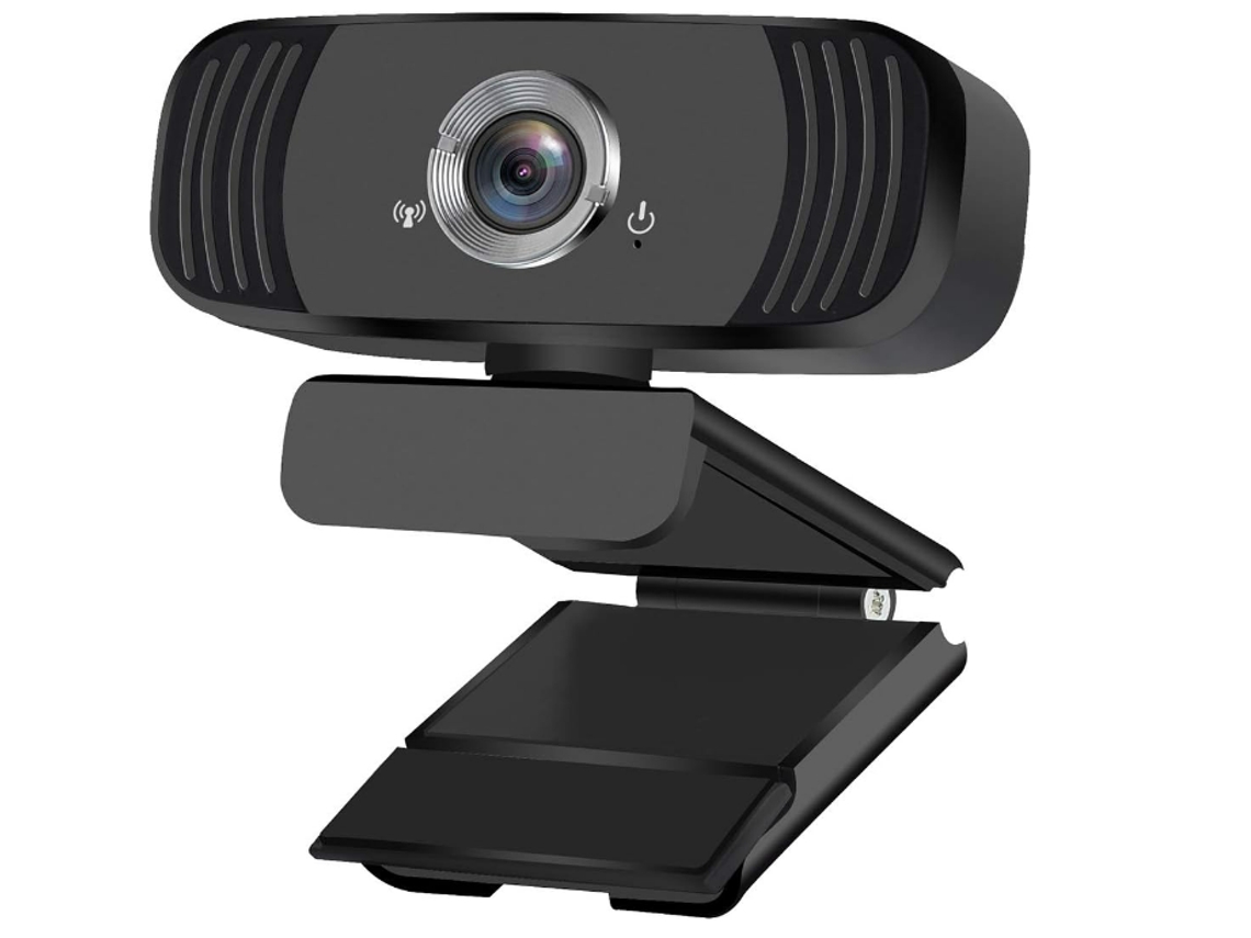 Cámara Web Giratoria De 360° Con Micrófono Y Cubierta De Privacidad, Usb 1080p Hd Para Pc, Portátil, Escritorio, Transmisión En Vivo (negra)