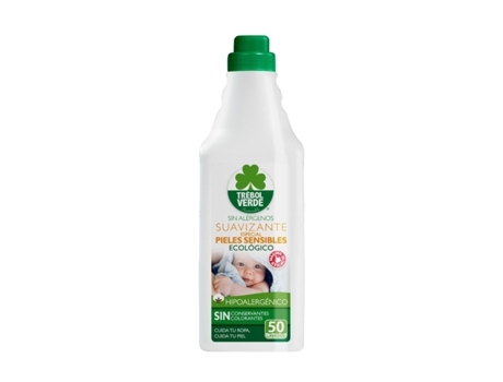 TREBOL VERDE Suavizante Pieles Sensibles Eco 1 L