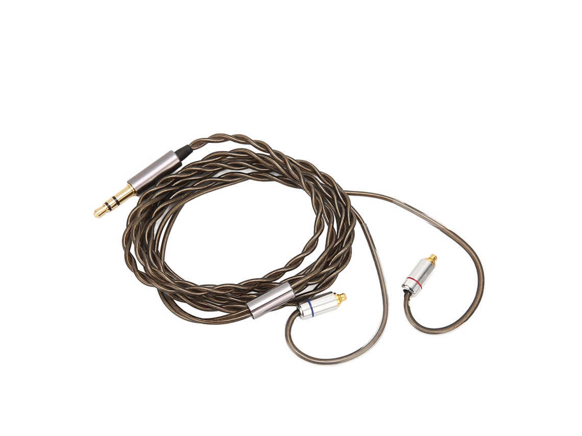 Cable Para Auriculares Mmcx De 3,5 Mm Chapado En Cobre Plateado Para Sennheiser Ie300, Ie600 E Ie900, 1,2 M