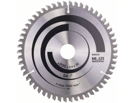 Disco de Sierra Circular BOSCH Multi Material 200x30x2.4 mm - 54