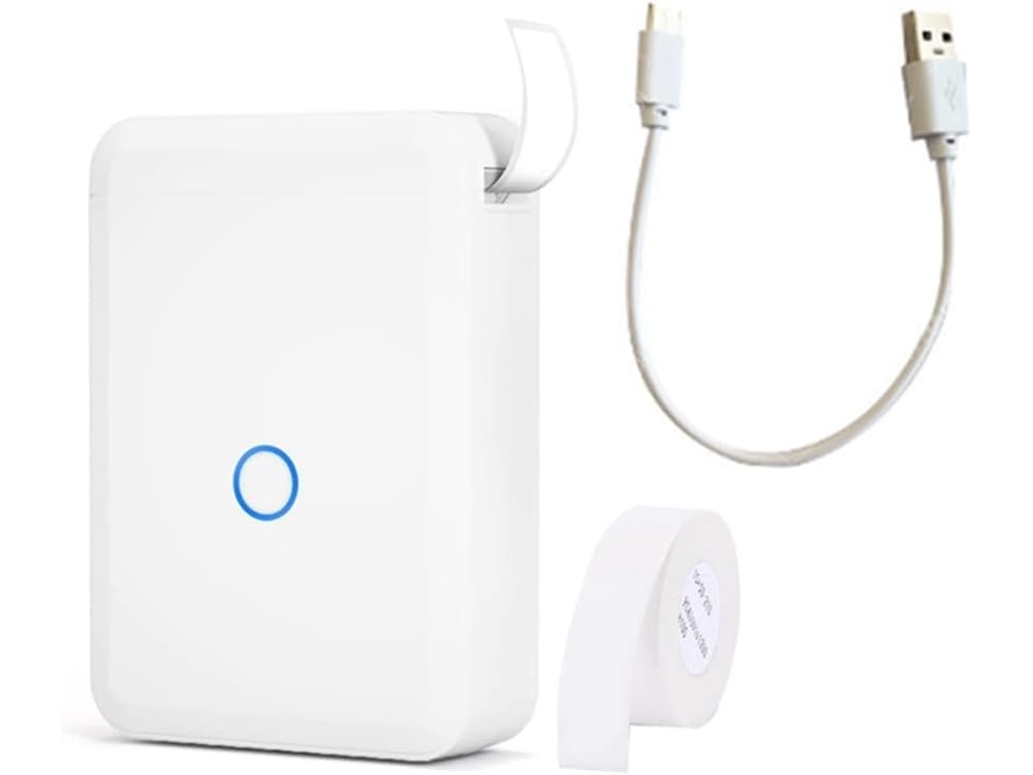 Impresora Térmica Bluetooth D110 Con Etiquetadora De Códigos De Barras Para Oficina