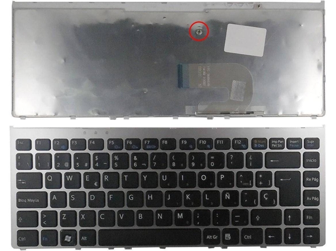 Teclado Portátil Sony Vaio Vgn-Fw21L Vgn-Fw31E Vgn-Fw31J Vgn-Fw54M Vgn Fw21M Fw21Mr