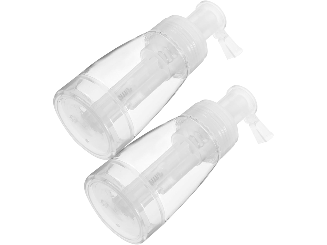 Frascos De Spray Reutilizáveis Em Pet Para Pó, Pacote Com 2 Unidades, 180ml, Com Bico.