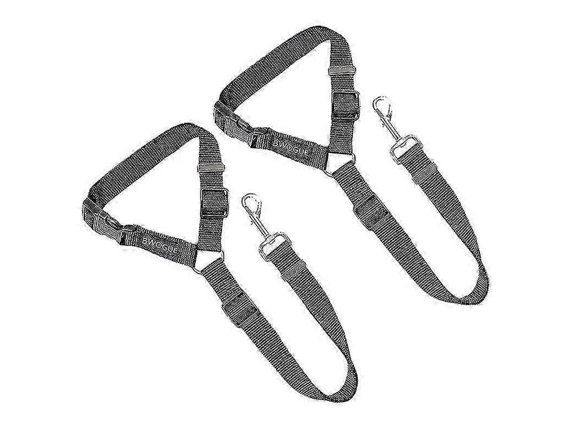 Cinturón de seguridad ajustable para perros con protector elástico, arnés para mascotas. GOKOCO