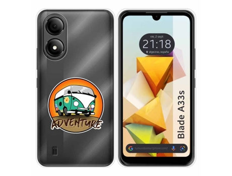 Funda Silicona para Zte Blade A33s diseño Adventure Dibujos