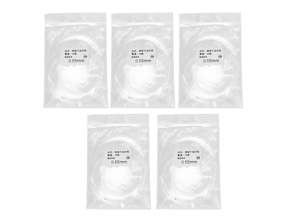 5 piezas de insertos de media montura para lentes de gafas, accesorio de reparación de entretela de 0,55 mm