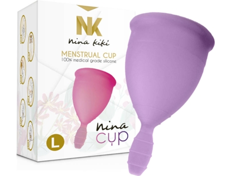 Copa Menstrual NINA KIKÕ Lila (Talla L)