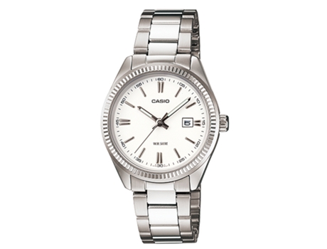Reloj CASIO Mujer (Metal - Plateado)