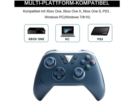 Controlador inalámbrico para Xbox One 2,4 Ghz Gamepad inalámbrico controlador de juego inalámbrico Compatible con Xbox One/Ps3/Pcwhite YIZHOOD