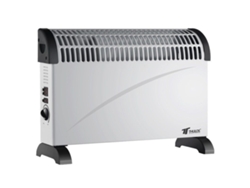 Calefactor Convector con Turbo Ventilador 2000W de Potencia Mantén tu hogar cálido y confortable con este calefactor convector de 2000W de potencia y THULOS
