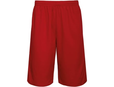 Pantalones Cortos para Unisex PROACT Reversible Baloncesto Blanco (XL)