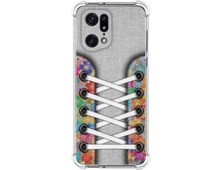 Carcasa para Oppo Find X5 Pro 5G TUMUNDOSMARTPHONE Dibujos Antigolpes Zapatillas 04 Multicolor