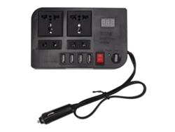 Inversor De Corriente Continua A Alterna Para Coche, De 12 V A 220 V Y 300 W, Con Múltiples Protecciones.