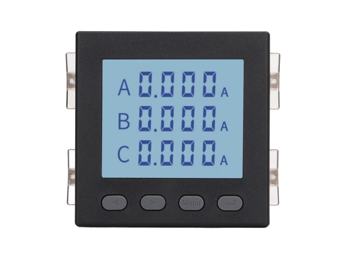 Medidor De Energía Trifásico Multifuncional Negro Ac220v Para Monitorizar El Consumo Eléctrico (voltaje Y Corriente).