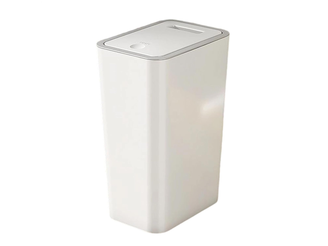 Lixeira Para Banheiro Com Tampa E Capacidade De 10 Litros Para Quarto, Cozinha, Escritório, Casa, Hotel, Sala De Estar