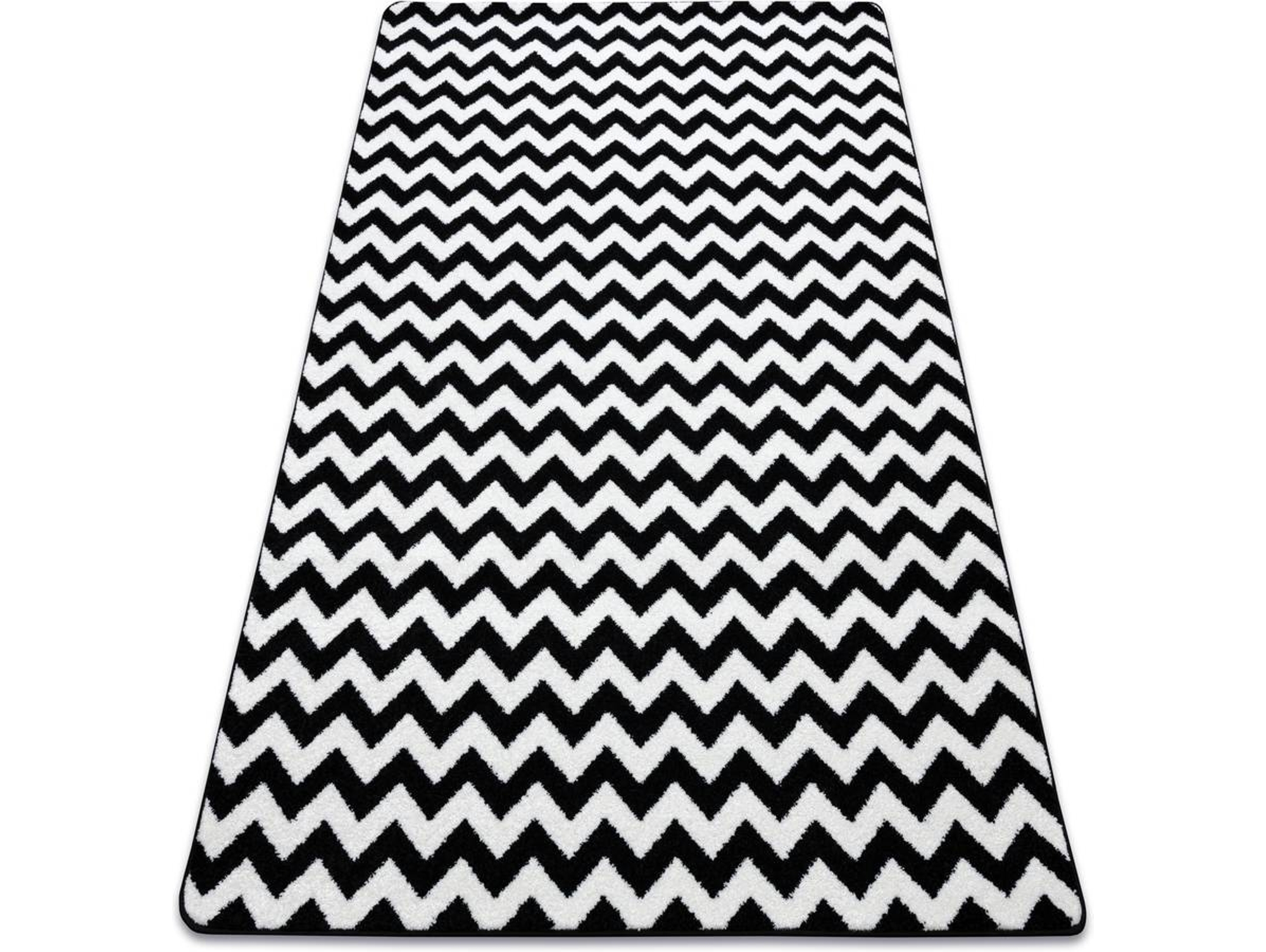 Alfombra DYWANY LUSZCZOW Sketch F561 (Negro y Blanco - 240 x 330 cm - Polipropileno)