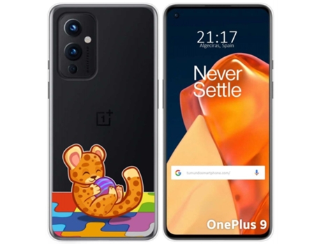 Carcasa OnePlus 9 5G TUMUNDOSMARTPHONE Dibujos Transparente Multicolor