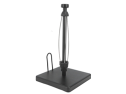 Soporte Para Toallas De Papel De Acero Inoxidable Con Mecanismo De Cierre Suave, Sin Agujeros, Para Cocina, Negro, Cuadrado