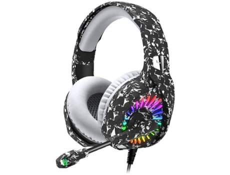 Auriculares Gaming ENZONS con Micrófono Compatible con Laptop Ps4 Ps5 Xbox One Pc con Luz Led RGB Micrófono con Cancelame