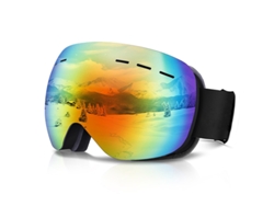 Gafas De Esquí Unisex - Protección De Doble Capa Para Ciclismo Y Nieve - Pc Y Tpu - Rojo