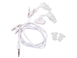 Auriculares Intraaurales Impermeables Mp3 Mp4 Blancos Subacuáticos