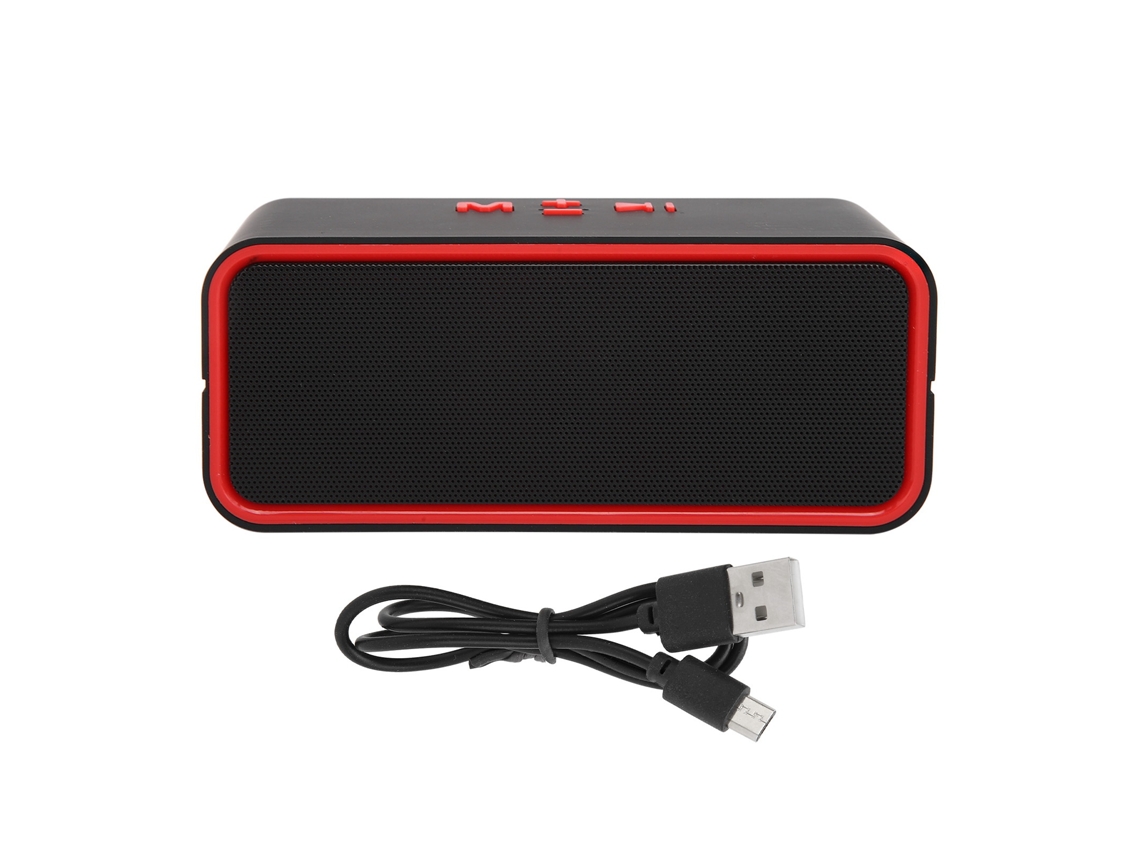 Altavoz Portátil Inalámbrico Bluetooth 5.0 Con Subwoofer Estéreo Para Teléfono Móvil Y Ordenador - Rojo