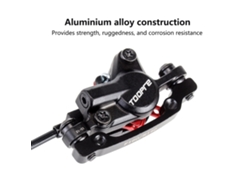 Kit De Freno De Disco Hidráulico Para Bicicletas Con Rotor De Acero Inoxidable De 160 Mm Y Pinza Delantera De Aluminio.