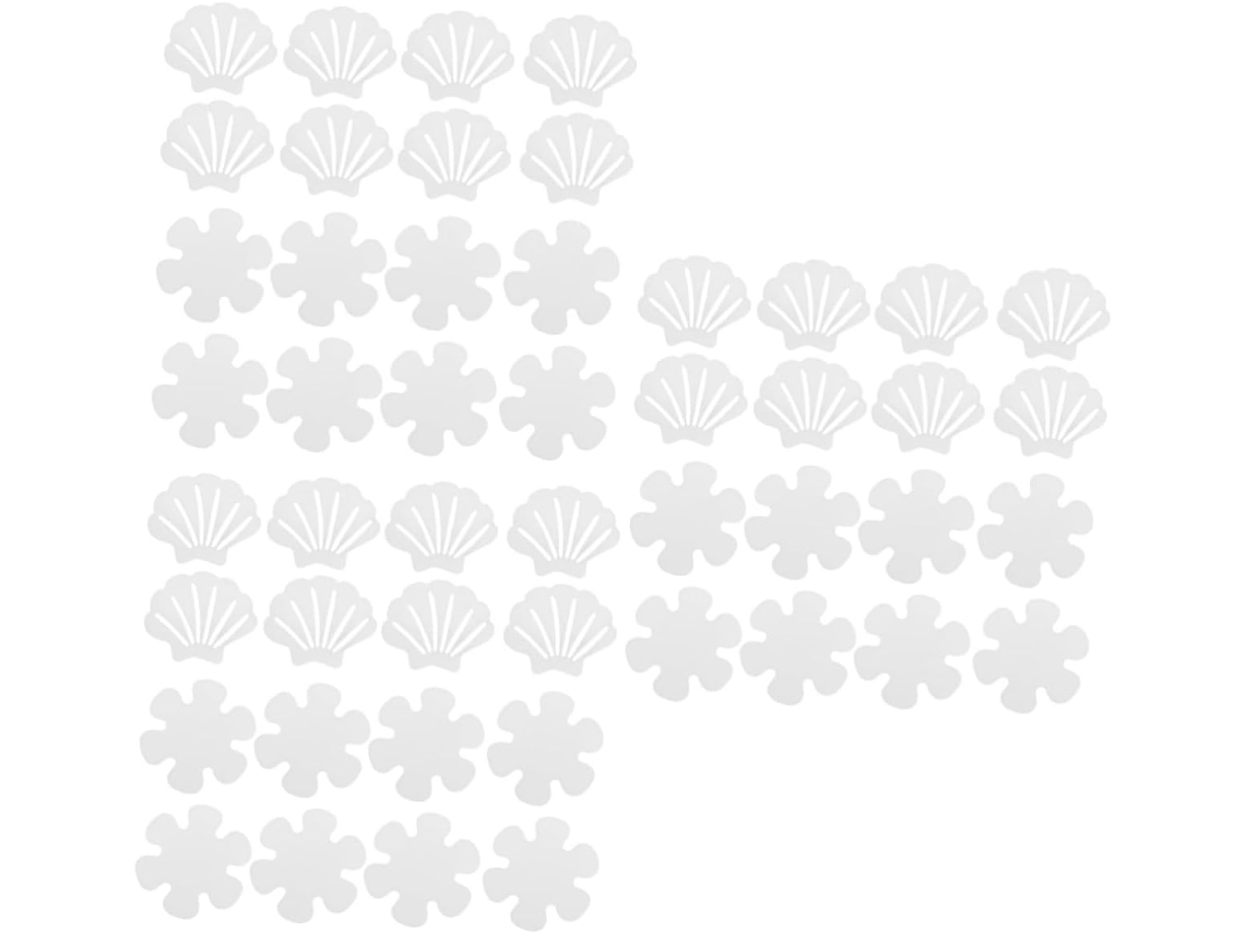 Juego de 6 pegatinas para baño, escaleras, piscinas, PEVA y PU. No compatible con duchas. Slowmoose