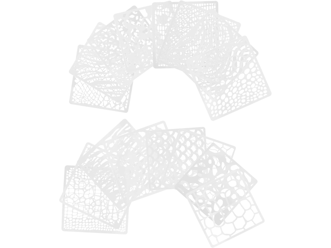 Plantillas Para Pintar Paredes (16 Piezas), Plantillas De Dibujo Huecas, Patrones Para Manualidades.