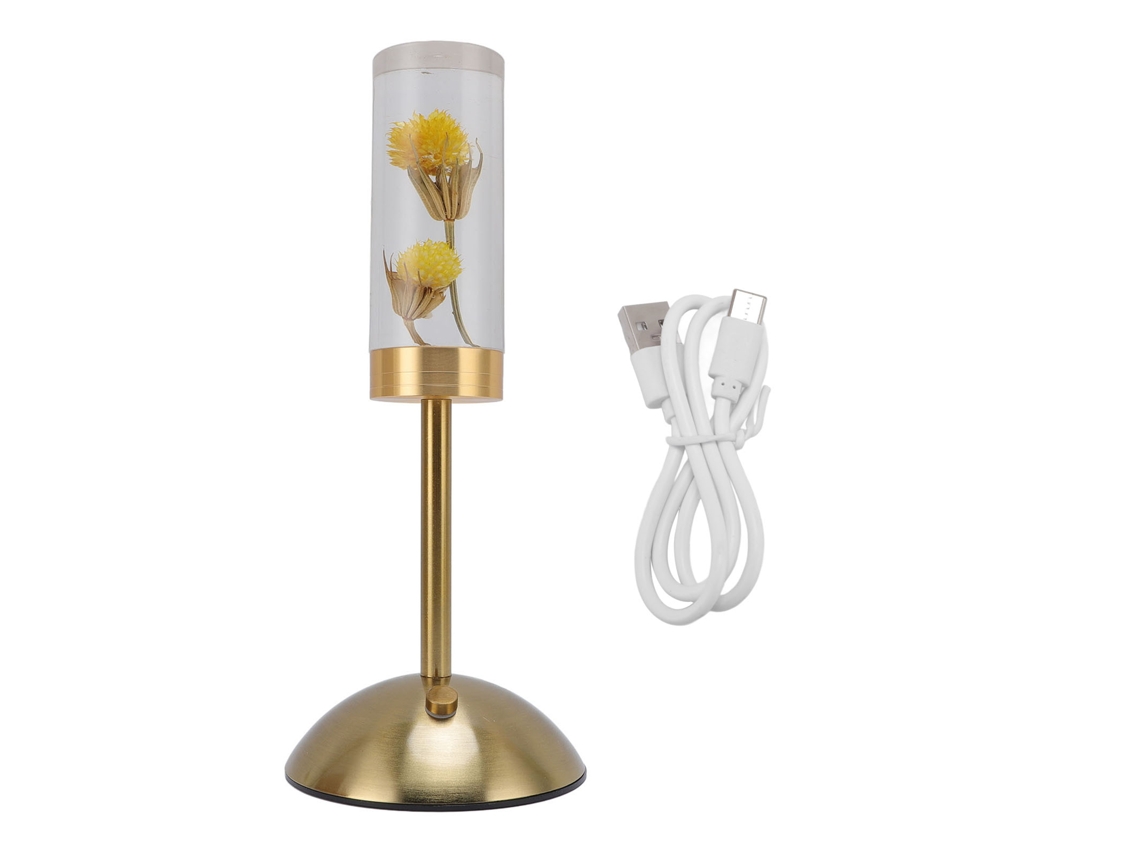 Rebe-lámpara De Mesa Eternal Flower Led Inalámbrica Con Toque 3 Temperaturas Regulable Para Dormitorio Bar Restaurante Decoración