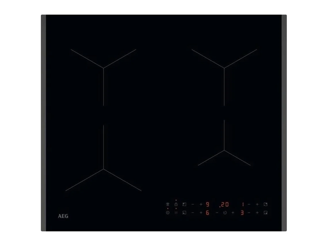 Placa de Inducción AEG TN64IA00FB (Eléctrica - 60 cm - Negro)
