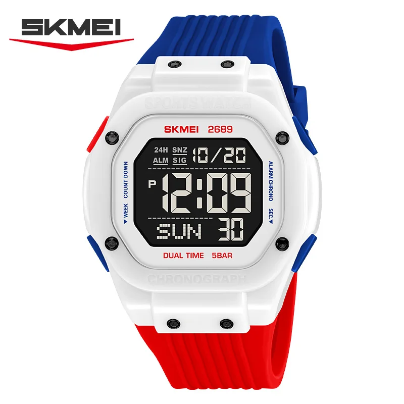 Reloj De Pulsera Deportivo Para Exteriores, Reloj De Hombre, Despertador, Resistente Al Agua, Cronógrafo Elegante.
