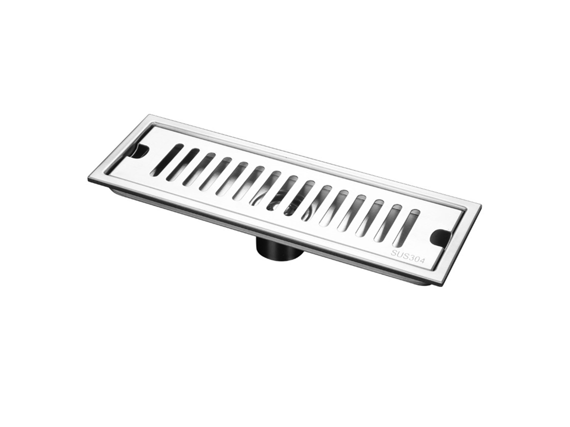 Desagüe Largo De Acero Inoxidable De 40 Cm Con Filtro Desodorizante Para Un Drenaje Rápido En Duchas Y Baños.