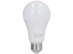 Rebe-bombilla Inteligente Wifi 9w Rgb Control Por Voz E26 100-127v Para Google Hogar Inalámbrica