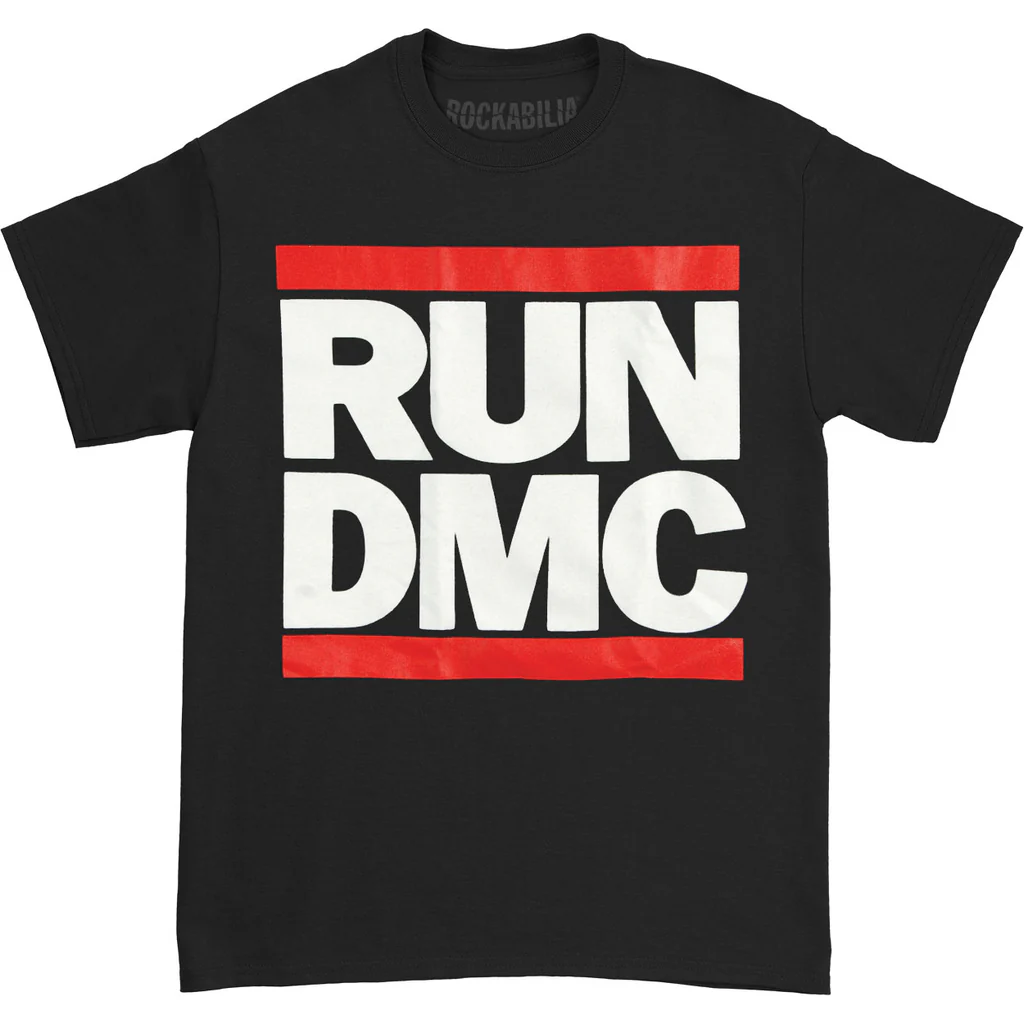 Rockinstone Run Dmc Classic Logo Camiseta（l）