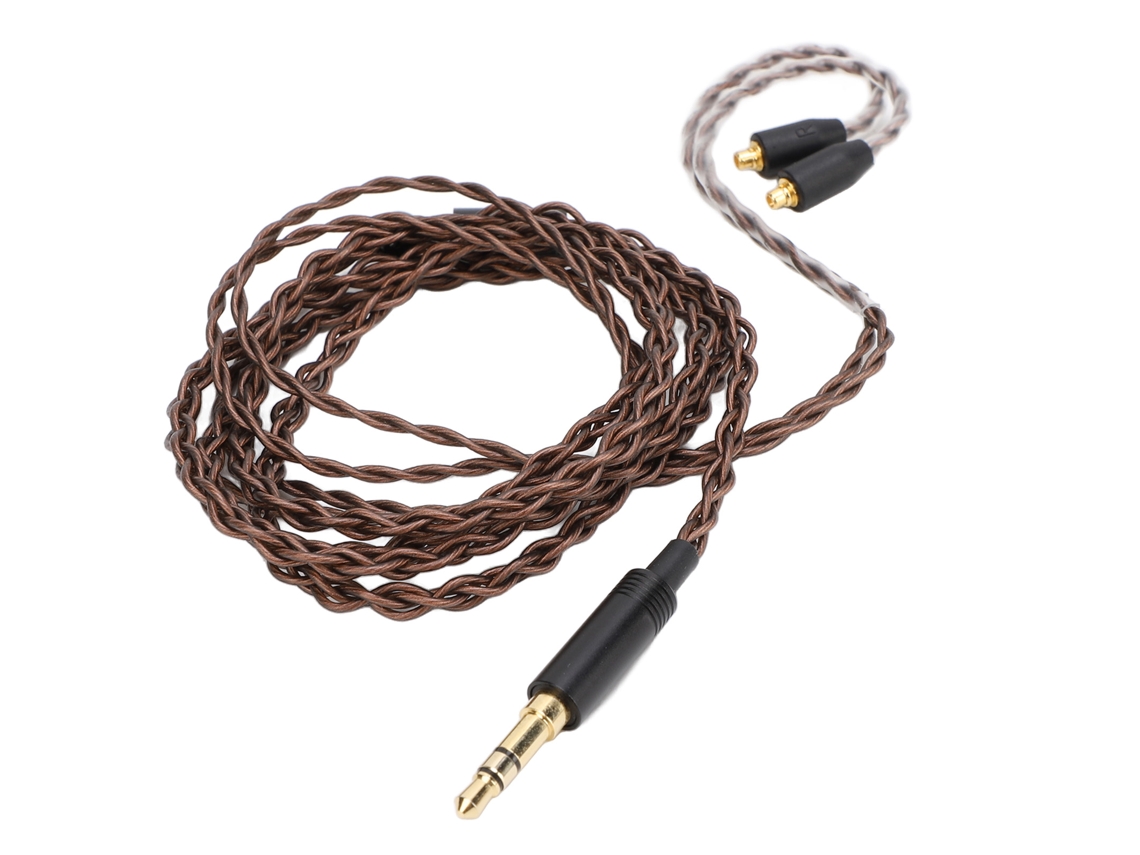 Cable Para Auriculares Trenzado Anti-interferencias Y Anti-enredos De 3,5 Mm A Mmcx Para Se535 Ue900 Tinhifi T2 Westone Es10