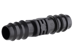 10 conectores estriados para unión recta en tubo de goteo de 16 mm de Ø AROZ