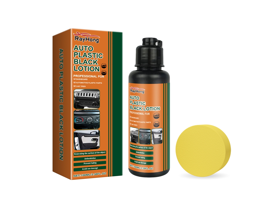 Pasta pulidora para piezas de plástico negro de automóviles