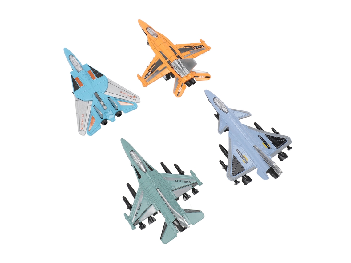 Modelo De Avión De Combate De Aleación Realista, Juguete Interactivo De Metal Para Niños