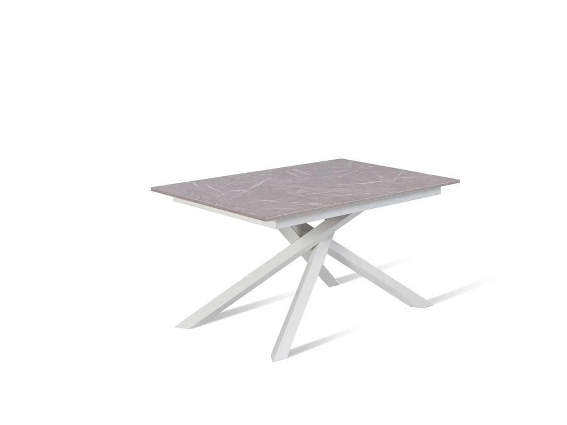 Pulse - Mesa extensible (140/190 x 90 cm) en Melamina Blanco STONES