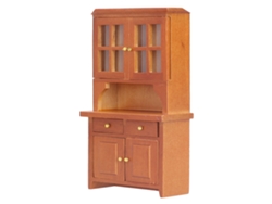 Yncm-armario De Muñecas 1:12 De Madera, Mueble Miniatura De Cocina, Decoración Accesorio Marrón