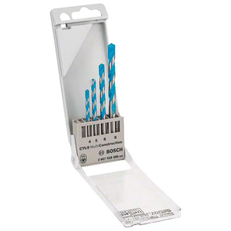 Juego de 4 taladros multiconstrucción BOSCH Expert Cyl9 Multicon