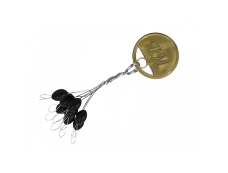 Tope de flotador TROUT MASTER TROUT MASTER Soft Stopper Olives 2,8x4,8 mm