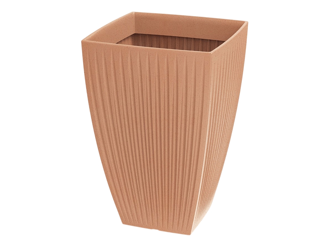 Jarrón cuadrado alto Latia Ø40x40 Terracota Prosperplast