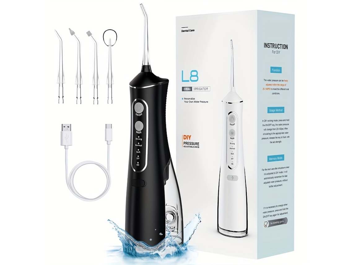 Ipx7, Tres Niveles De Intensidad, Portátil, Recargable, Resistente Al Agua, Seguro Para Usar En La Ducha.
