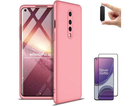 Funda, Protector y Soporte para OnePlus 8T PHONESHIELD Slim Armor 360º Rosa
