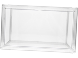 Caja De Almacenamiento Transparente Apilable Para Archivos, Estante De Escritorio Para Estudiantes Con Espacio De Almacenamiento.