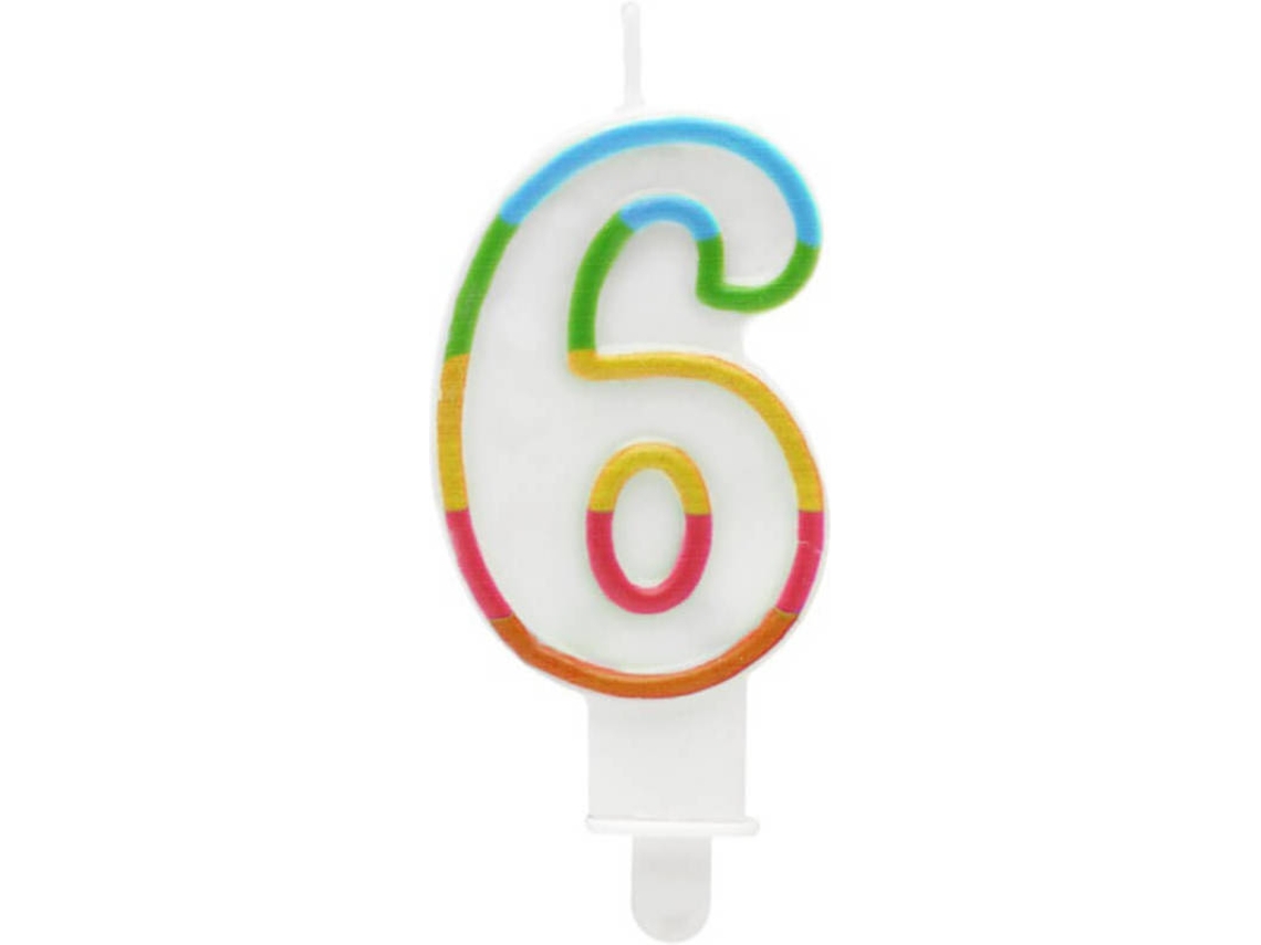 Vela DISFRAZZES Cumpleaños 6