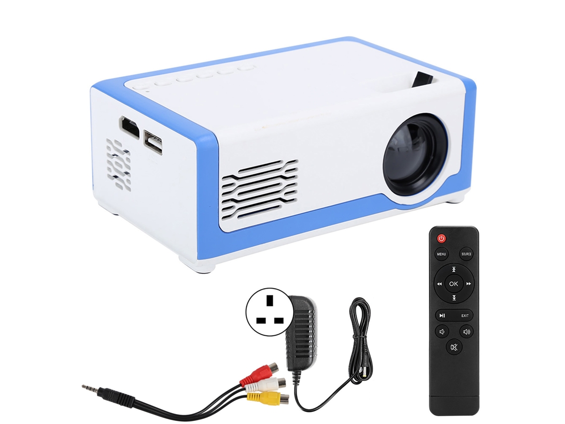 Projetor Mini Led M1 1080p Full Hd Home Theater Player Com Alto Som E Portáteis Conexões