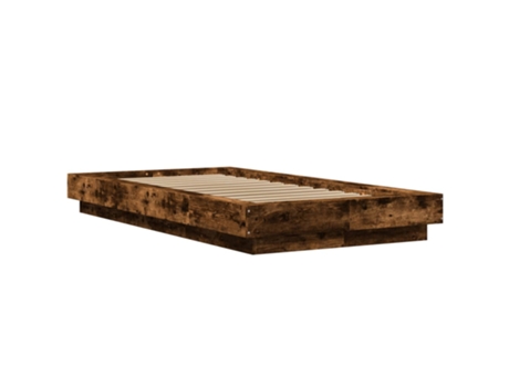 VIDAXL Cama Ahumada Marrón (212x119x23cm)